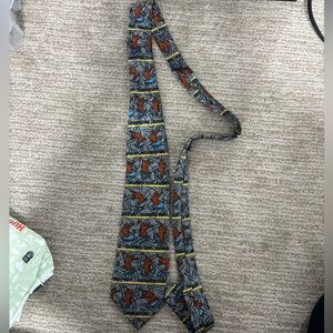 Cartoon Network Tie with Blue and Orange Design